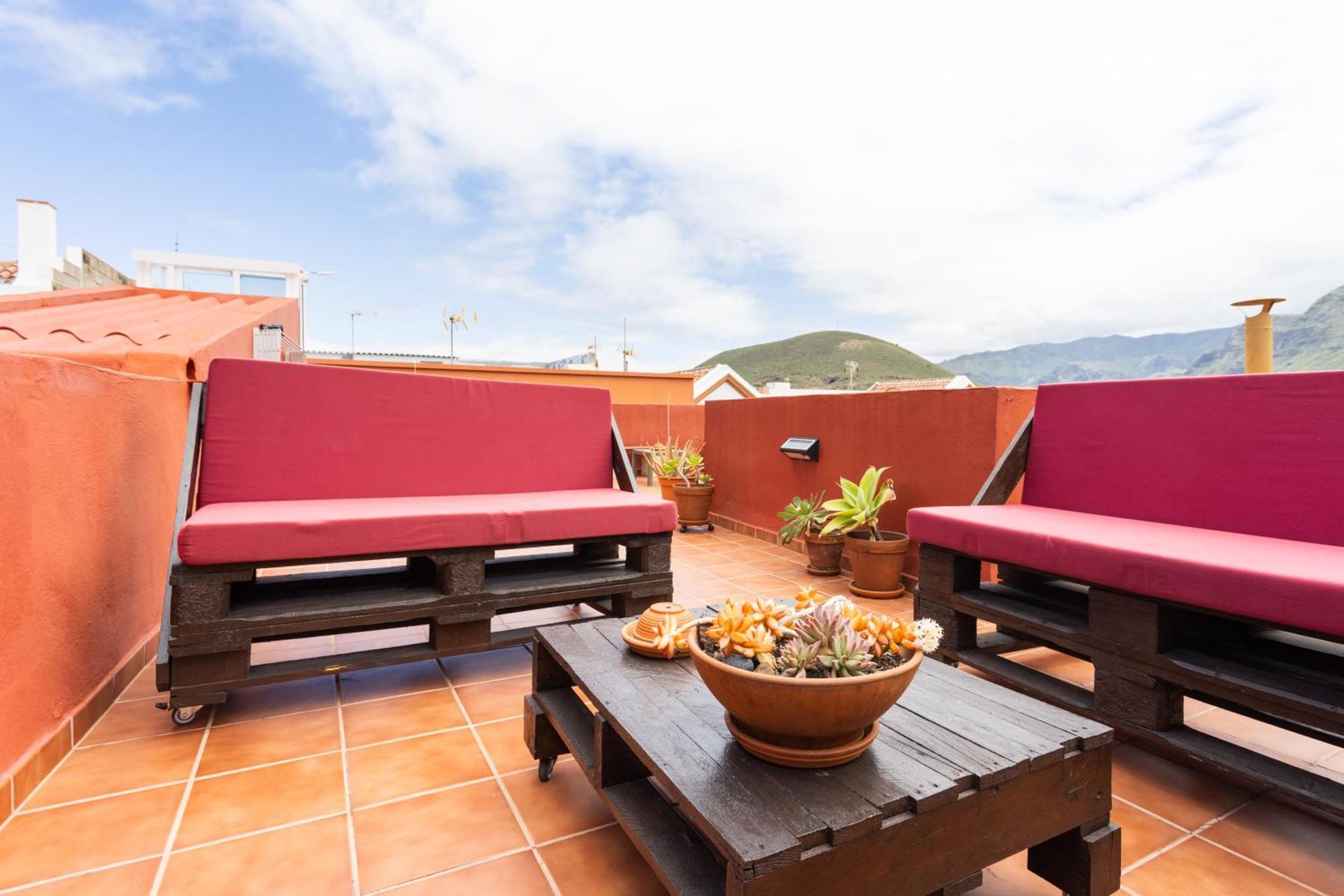 Tenohomes Rustic House With Terrace & Nature Views Buenavista Del Norte Ngoại thất bức ảnh