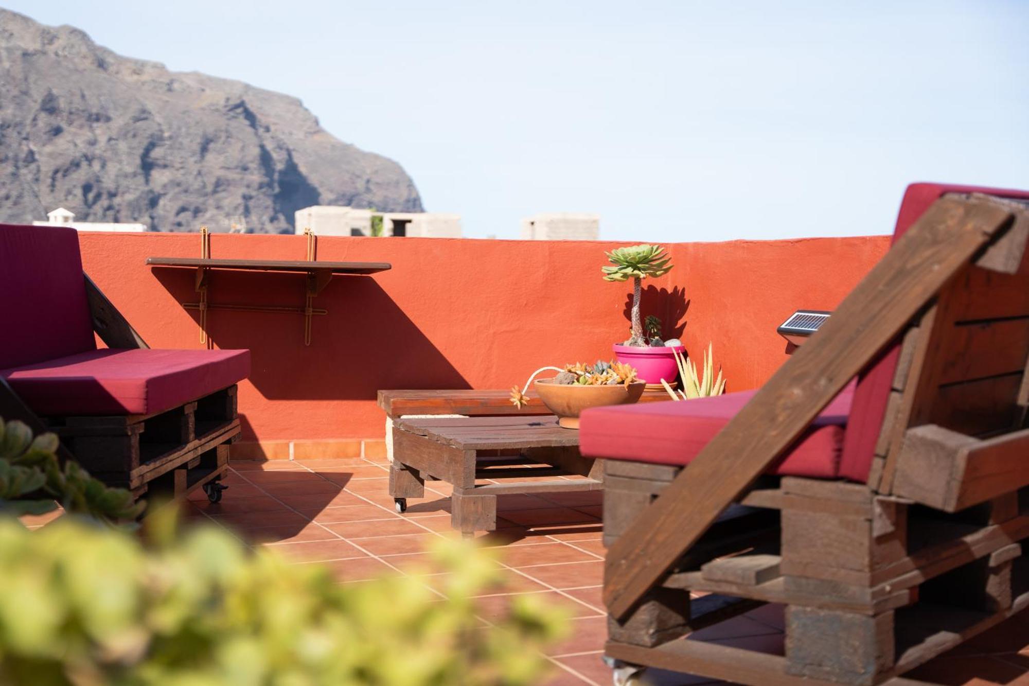 Tenohomes Rustic House With Terrace & Nature Views Buenavista Del Norte Ngoại thất bức ảnh